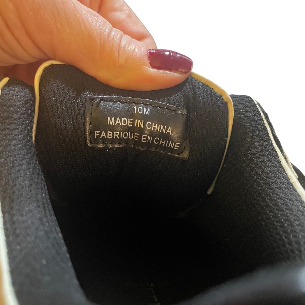 Jeffrey Campbell Ibiza Last Sneakers Cream Black Low Athletic Shoes Womens 10M - Picture 4 of 7